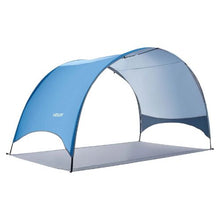4-Person Beach Tent Sun Shelter – UPF 50+ Portable Canopy with Carry Bag & Ground Stakes for Camping Fishing & Outdoor Use