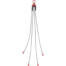 5/16 Inch Chain Sling Chains with Hooks for Engine Hoist Engine Lift Chain with 4 Leg Grab Hooks & Adjusters