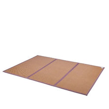 80 x 55 In Japanese Tatami Mat Foldable Rattan Floor Mat Non-Slip Sleeping Mat for Yoga & Meditation