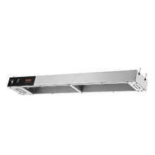 850W Strip Heating Lamp French Fry Warmer Stainless Steel Overhead Food Warmer Dump Station for Restaurant & Buffet Use