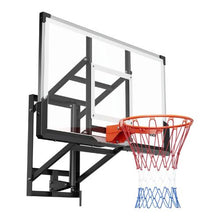 54" Adjustable Wall-Mount Basketball Hoop – Indoor/Outdoor for Playing