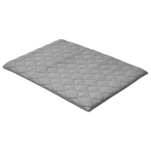 Japanese Tatami Mat Full Size Foldable 9-Layer Floor Mattress with Storage Bag Gray for Sleeping Meditation & Yoga