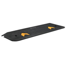 Upgraded Rubber Threshold Ramp 1" Rise Wheelchair Ramp Doorway, Natural Curb Ramp Rated for Wheelchair and Scooter