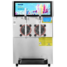 (8 L+4 L) x 2 Commercial Slushy Machine 1155W Stainless Steel for Party Cafes Restaurants Bars Home