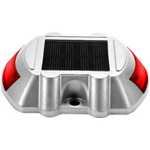 4-Pack Solar Driveway Lights, Waterproof LED Red for Pathway & Walkway