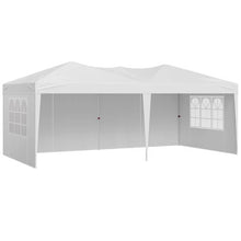 10 x 20 ft  Pop Up Canopy  FT Instant Canopy Portable Gazebo with 3 Sidewalls & 2 Ventilated Windows for Events Patio Backyard Party