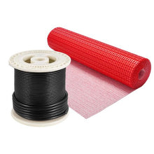 50 Sq.ft Electric Floor Heating Mat with Smart Thermostat & Decoupling Membrane120V Radiant Floor System