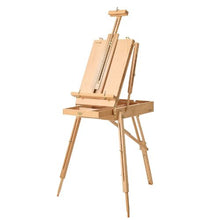 French Easel Foldable Portable Sketchbox Beech Wood Adjustable Height & Angle Drawer & Palette