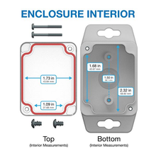 Flanged Base Plastic Box Enclosure For Wall/Surface Mount RBF32P04C10G