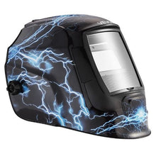 Auto Darkening Welding Helmet, 3.66" X 1.69" Solar-Powered, 2 Arc Sensors, Shade 4/9-13 for TIG MIG ARC Welding - CRIUS Series