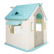 Outdoor 5-in-1 Toddler Playhouse with Games & Slide – Smooth-Edge Plastic, Ages 2+ for Kids