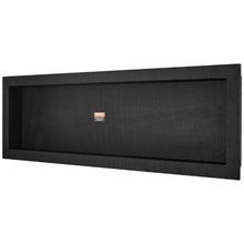 16 x 50 Inch Shower Niche Tile-Ready Single Shelf (Black)