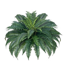 Green Branches Indoor Outdoor Decor Artificial Boston Ferns Plastic Fern (Pack of 2)