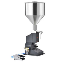 Pneumatic Liquid Filling Machine 5–50ml Stainless Steel Filler with Foot Pedal