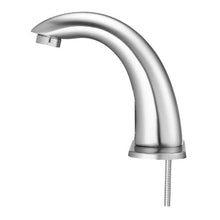9/16" Touchless Motion Sensor Bathroom Faucet, Battery-Operated with Cover Plate, Adjustable Temp, Brushed Nickel