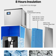 120W Power Ice Dispense Storage Bin for Ice Maker AB-130BLS