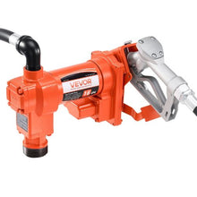 12V DC 16 GPM Fuel Transfer Pump with Manual Nozzle Portable Diesel Transfer Pump for Gasoline Diesel Kerosene & Biodiesel