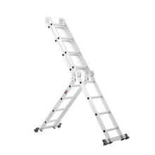 7-In-1 Folding Ladder 15.5 FT Extension Ladder A-Frame Telescoping Ladder 330 LB Capacity
