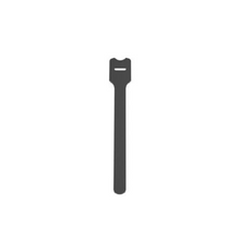Hook and Loop Cable Loop Tie Black HLTP3I-X0 (Pack of 10)