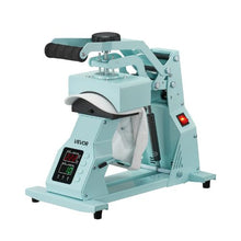 Hat Heat Press 4 Interchangeable Platens Temperature & Time Control HTV & Sublimation (Green)