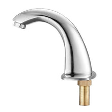 9/16 in Touchless Bathroom Sink Faucet Automatic Sensor Hot/Cold Water Battery Operated Chrome Plated
