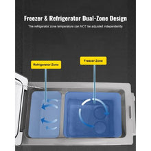 12V 48 Qt Portable Refrigerator – Fast Cooling Freezer with App Control for Car Truck Camping & Home Use – (Black)