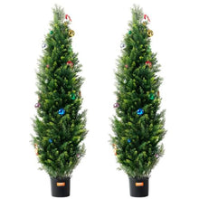 60 Inch Topiary Tree Faux Plant UV Decor Indoor and Outdoor Artificial Cedar SM-BS-150 (Pack of 5)