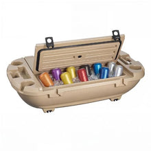 40 QT Floating Cooler with Dry Storage & Tow Rope Floating Ice Chest (Apricot)