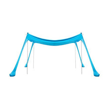 10x10 Ft Beach Tent Sun Shelter UPF50+ UV Protection Easy Pop-Up Canopy with Sandbags & Poles
