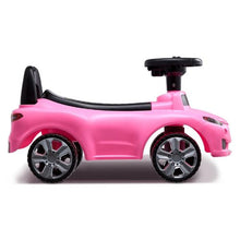 Ride-On Push Car for Toddlers Sit-to-Stand Design Music Steering Wheel & Storage, Pink, Ages 1–3