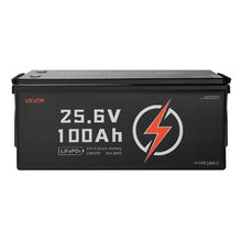 24V 100Ah LiFePO4 Battery Bluetooth 50A BMS 2560Wh Deep Cycle Low Temp Protection for RV Camper Trolling Motors Marine