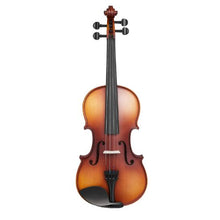 4/4 Full Size Violin Set for Adults Matte Brown Solid Wood Beginner Fiddle with Case & Accessories