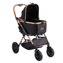 4 Wheels Dog Stroller Rotate Carrier  with Detachable for pet's G10A