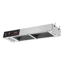 Commercial French Fry Warmer 750W Overhead Strip Heating Lamp with Stainless Steel Dump Station for Kitchens & Buffets