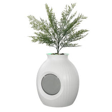 Smart Plant Cat Litter Box with Odor Control Hidden Design 9.48-Inch Entrance LED Lighting & Durable ABS for Indoor & Outdoor Use