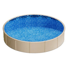 18ft Round Pool Liner – Overlap Vinyl for 52in Steel Above-Ground Pools Boulder Swirl
