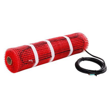 30 Sq.ft Electric Floor Heating Mat with Digital Thermostat Radiant In-Floor Heating System with Adhesive Back & Installation Monitor