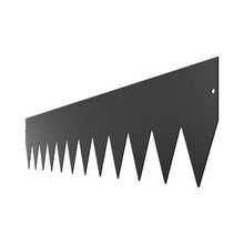 40 x 6 Inch Black Rust-Resistant Garden Edging Border Steel Landscape Edging ZY-40X6-3Black (Pack of 3)