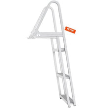 Removable 3-Step Dock Ladder 350 lbs Capacity Aluminum Nonslip Mat DLR3