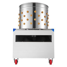 Chicken Plucker Machine – 19.7" Drum 2HP 275RPM 106 Fingers Stainless Steel with Transport Wheels