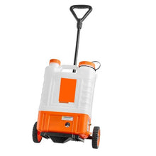 4 Gallon Battery Backpack Sprayer with Cart 0–94 PSI 2 Wands & 8 Nozzles 12V Sprayer for Weeding & Cleaning