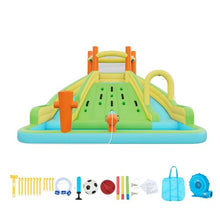 Inflatable Bounce House with Slides & Splash Pool – 3-4 Kids (Ages 3-8)