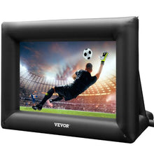 24FT Inflatable Movie Screen 360W Air Blower Oxford Fabric Front & Rear Projection Outdoor Use