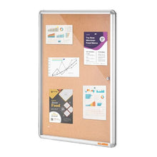 36" x 24" Aluminum Frame Enclosed Cork Board with 2 Keys for School Home Office CCB-2436