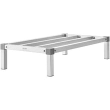 36 In Aluminum Dunnage Rack 1000 lbs Capacity – All-Welded for Restaurants Kitchens and Garages (Assembled Type)