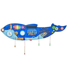 Orca Activity Wall Panel 12 Montessori Sensory Toys for Kids 3-12 Perfect for Toddler Playroom or Classroom