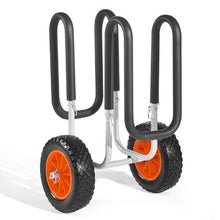 SUP Kayak Cart 150lb Capacity Trolley with 10" Solid Tires & Strap for Paddleboards and Surfboards