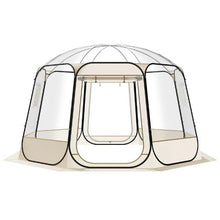 R Pop-Up Bubble Tent – 12 x 11.1 Ft Clear Waterproof Outdoor Dome Tent for 10–12 Persons