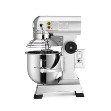Commercial Food Mixer 10 Qt, 450W 3-Speed Mixer Stainless Bowl Dough Hook Whisk & Beater