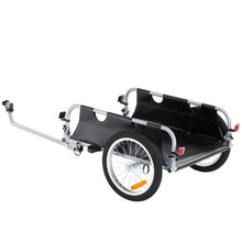 Heavy-Duty Bike Cargo Trailer – 100 lb Capacity, Foldable Cart with 16" Wheels & Universal Hitch